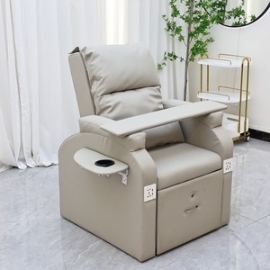 Sofá para pedicura con función de masaje de pies sin agua y baño de pies, multifuncional, eléctrico y ajustable. - Product Image 3