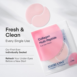 Masque Hydrogel Personnalisé Doux au Collagène <span class=keywords><strong>Naturel</strong></span> Multi-Peptides pour le Contour des <span class=keywords><strong>Yeux</strong></span> – Atténue les Cernes, Éclaircissant et Anti-Rides - Product Image 3