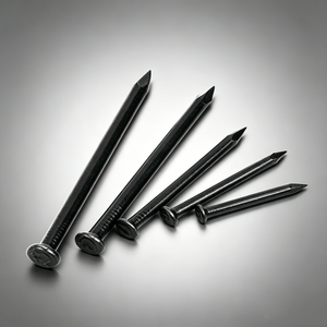 Clavos de Acero Negro para Concreto, Producción Automática de Fábrica, Clavos de Mampostería Endurecidos y Duraderos para Proyectos de Construcción - Product Image 1