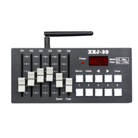 Contrôleur de lumière Disco professionnel Mini contrôleur de lumière DMX512 sans fil à 30 canaux avec plusieurs fonctions