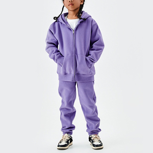 HEXJ010 Felpa Invernale Pesante 350 Gsm in Pile di Cotone per Ragazzi e Ragazze dai 4 ai 15 Anni, Felpa Oversize per Bambini con Logo Personalizzabile - Product Image 2