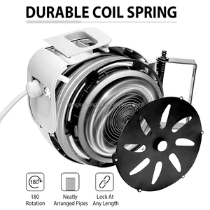 Multi Size Wall Mount 10 15 20 <span class=keywords><strong>30</strong></span> <span class=keywords><strong>M</strong></span> Meter <span class=keywords><strong>30</strong></span> 50 65 100 pieds Rétractable Watering Hose Reel wash Car wash Garden Water Hose Reel - Product Image 5