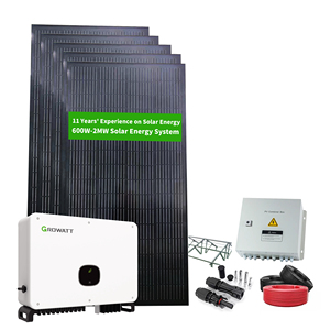 Panneaux solaires à succès pour système connecté au réseau, système d'irrigation solaire 10 MW 20 MW pour l'agriculture - Product Image 1