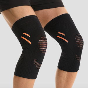 Genouillère de compression unisexe Jstar Sports en tissu tricoté élastique respirant et antidérapant pour la course à pied - Product Image 2