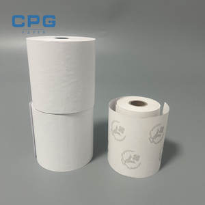 Rouleau de papier thermique 80 mm haute sensibilité pour terminal bancaire, sans BPA, 55 g/m², 57x50 mm, personnalisé OEM en gros pour reçus de caisse - Product Image 1