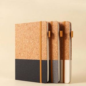 Carnet promotionnel A5 en liège souple pour salons professionnels, événements éducatifs, séminaires, coffret cadeau de carnets - Product Image 3