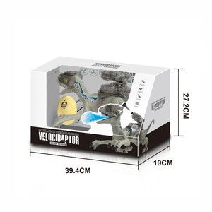 روبوت تصوير بالأشعة تحت الحمراء قابل للبرمجة والرش مع موسيقى تفاعلية جهاز تحكم عن بعد دينو للأطفال - Product Image 6