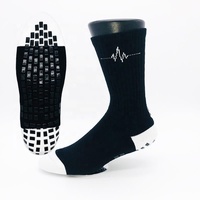 Chaussettes antidérapantes en silicone de haute qualité au design personnalisé Chaussettes de sport Football Soccer Crew