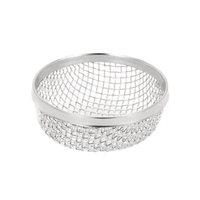Bouchon de filtre à tamis en acier inoxydable 304 en métal recouvert d'écran de filtre semi-circulaire bol-bouchon tuyau d'incendie pour bouchon de filtre
