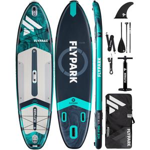 Planche à pagaie gonflable pour adulte orange, siège confortable, matériau durable en drop stitch, eaux océaniques, SUP, surf, <span class=keywords><strong>YASKA</strong></span> - Product Image 1