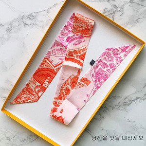 Pañuelo de Seda 100% de 5*90 cm, Impresión Personalizada, Pañuelos al por Mayor, Pañuelo de Diseño para la Cabeza, Pañuelo Elegante para Mujer, Pañuelo de Viaje - Product Image 3