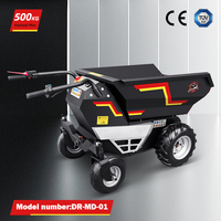 CE-Zertifizierte 500kg Elektrische Motorisierte Schubkarre, Mini-Dumper für Baustellen