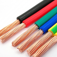 Câble électrique Shenguan BVR en cuivre pur toronné, isolé PVC 450/750V, pour bâtiment intérieur
