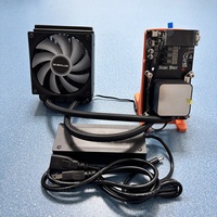 Boîtier d'ordinateur NerdQaxe Hydro 4.8T 75W Bitaxe à refroidissement liquide, avec roulement à billes, pour processeurs de données SHA-256 – Meilleure vente