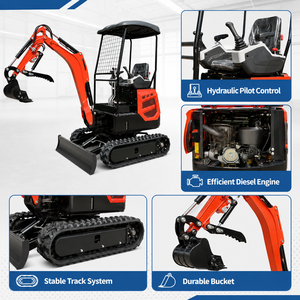 <span class=keywords><strong>Mini</strong></span>-excavatrice compacte sur chenilles OEM Custom JL18 Pro pour la <span class=keywords><strong>location</strong></span> et les travaux agricoles - Product Image 2