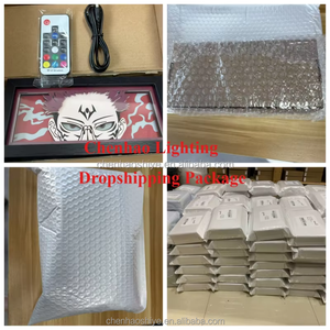 Tấn công vào titan hình anime Manga đèn đen khung Anime hộp Đèn Quà Tặng LED ánh sáng ban đêm Đèn bàn quà tặng sinh nhật cho trẻ em - Product Image 5