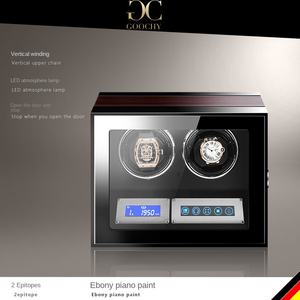 กล่องโชว์นาฬิกาทำจากไม้ทรงสี่เหลี่ยมพร้อมตัวล็อคลายนิ้<span class=keywords><strong>ว</strong></span>มือทำงานอัตโนมัติ - Product Image 6