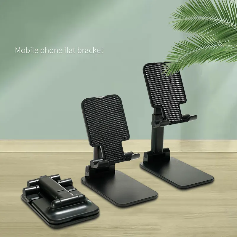 En çok satanlar ayarlanabilir telefon tutucu masa için kalın durumda cep akıllı ABC + silikon telefon cep telefonu standı aksesuarları