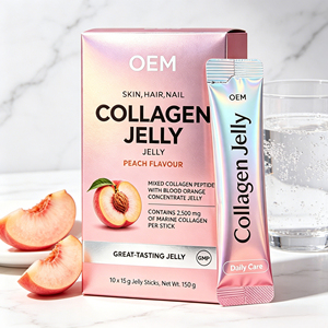 Colágeno Líquido Daily Beauty 5000mg Péptidos + Biotina 300mcg + Ácido Hialurónico + Vitaminas C/E, No Requiere Mezcla, 10 Geles - Product Image 1