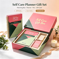 Agenda de soins personnels en cuir/PVC, couverture rigide, format B6, reliure spirale thermique, feuilles mobiles, journal quotidien et hebdomadaire personnalisé, cadeau