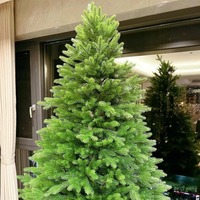 Maßgefertigte Großhandels-Luxus-Weihnachtsbäume, Hochwertig, Vorbeleuchtet, Grün, USB-Betrieben, PE-Material, 1,2m-3m, Vollständig Dekorativ