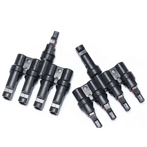 Connettore a <span class=keywords><strong>pannello</strong></span> solare <span class=keywords><strong>fotovoltaico</strong></span> connettore femmina maschio a corrente continua impermeabile tipo T cinque connessione solare 1000v tipo - Product Image 2