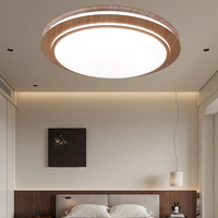 Plafonnier LED de style japonais pour intérieur, salon, chambre à coucher, salle à manger, bureau, balcon, lampe LED monocolore