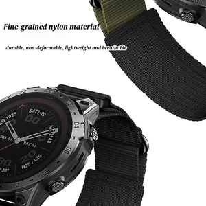 Bracelet de remplacement à ajustement rapide 22 mm 26 mm en tissu nylon pour <span class=keywords><strong>Garmin</strong></span> <span class=keywords><strong>Fenix</strong></span> 8 E 7 6 6x 5 <span class=keywords><strong>6pro</strong></span> - Product Image 3