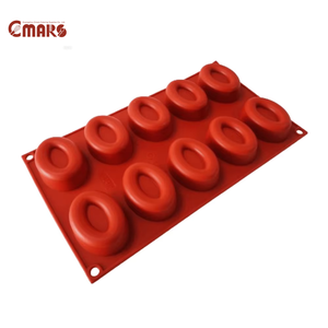 [Bakeware-30x17.5x2.5cm silicone] Croix Occitane 8 cavités. Petite Rose 15-Cavity Big Square <span class=keywords><strong>Savarin</strong></span> 8-Cavity Medium Oval <span class=keywords><strong>Savarin</strong></span> - Product Image 4