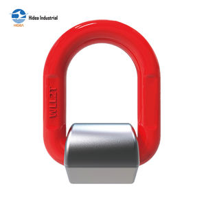 Anneau en D pivotant Hidea avec pince à ressort, accessoires durables en acier allié plastifié, anneau en D G80 à souder, anneau en D pivotant à sertir - Product Image 2