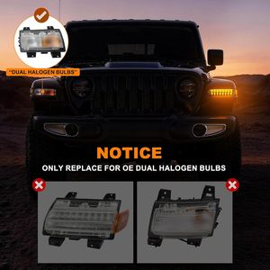 Luces LED de Señalización Lateral, Direccionales y de Circulación Diurna para Gladiator 2018+ <span class=keywords><strong>Rubicon</strong></span> Sahara - Product Image 3