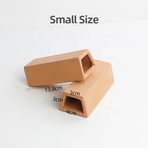 Rechteckiges Keramik-Tankrohr Umwelt freundliche Terrakotta-Höhle für die Garnelen zucht und das Verstecken von Aquarien für den Heimgebrauch - Product Image 6