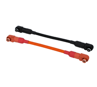 OEM Reines Kupfer PVC-Isoliertes Energiespeicher-Schrankverbindungskabel 35mm 250A IP65 2000V Motorrad-Solarsystem-Batteriegestell