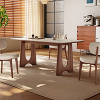 Meubles de salle à manger haut de gamme, ensembles de tables à manger, luxe, 6 chaises, table à manger moderne en bois