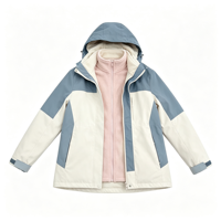 Veste polaire softshell réversible 3-en-1 pour femme, hiver automne, rayée, respirante, imperméable, coupe-vent, pour le camping en plein air, chaude