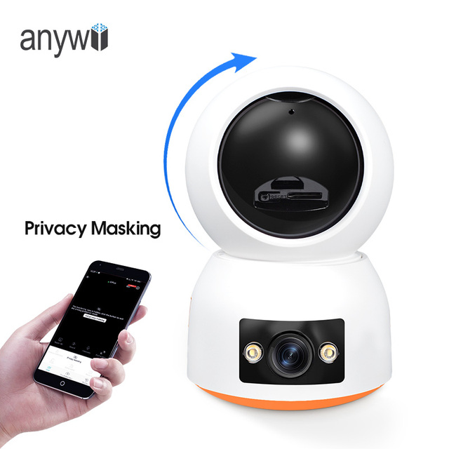 Anywii Smart Ip Camera 2mp Wifi Night Vision Two Way Audio Ai Human Detection Webcam Video Cam Wifi Security Monitor