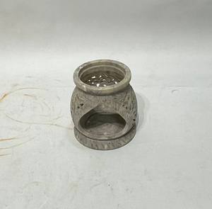 เตาเผาน้ำมันหอมระเหยหินธรรมชาติทำมือ ดีไซน์สวยงาม ใช้ตกแต่งบ้านและเป็นอุปกรณ์เสริมเพื่อสุขภาพ - Product Image 2