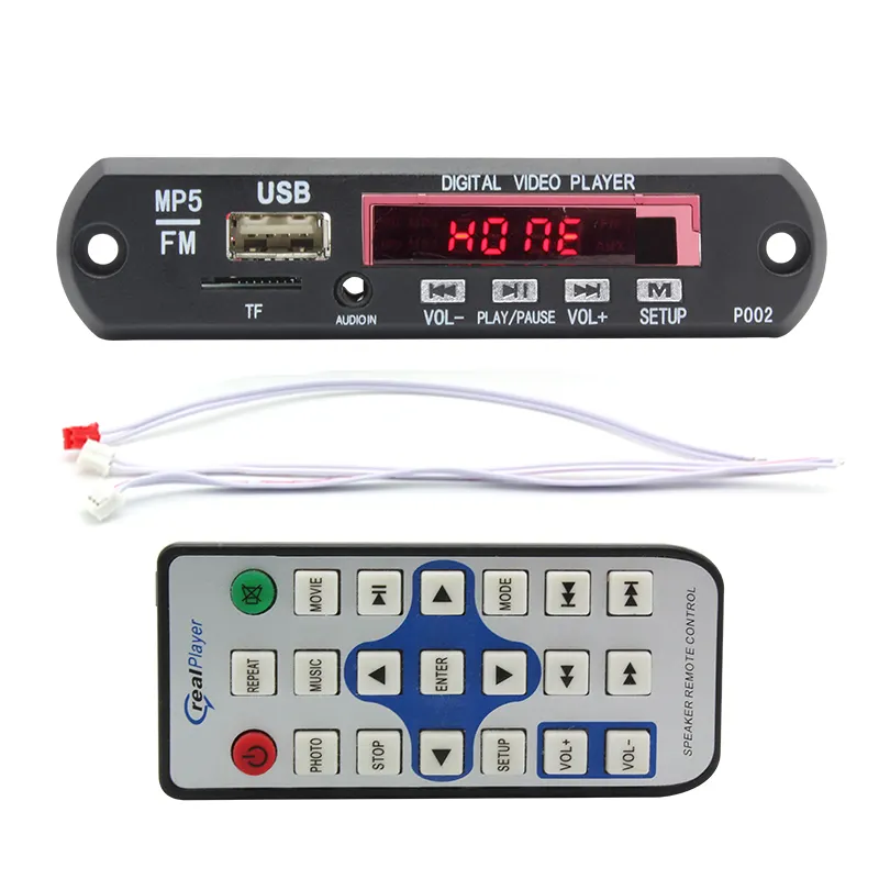 Hisound voiture sans fil BT FM USB Module de lecteur MP3 Radio PCB PCBA avec carte SD carte de décodeur MP3