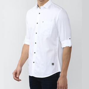 เสื้อเชิ้ตผู้ชายผ้าฝ้ายระบายอากาศดี แขนสั้น ทรงหลวม ใส่สบาย เหมาะสำหรับวันฤดูร้อนและสวมใส่กลางแจ้งทุกวัน - Product Image 1