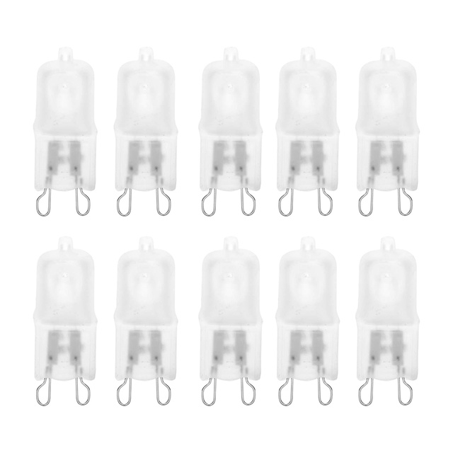 Factory Sale G9 Halogen Bulb Light 110V 220V 25W 40W 60W Transparent Frosted Quartz Glass Tungsten Filament Lamp 2700K 3000K