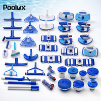 Épuisette de piscine Poolux durable à mailles fines pour feuilles, accessoires de nettoyage pour piscine
