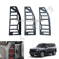 Meilleures ventes de couvre-feux arrière de voiture en ABS noir, couvre-feux arrière Jetour T2 pour Jetour Traveler T2 2024
