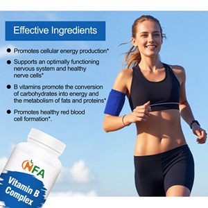 Direct From Factory Vitamin B Complex Capsules with Thiamin Promote Neurological Function Cellular Energy Production Capsules - Product Image 4