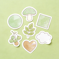 Individuell Gestanzte Cartoon-Aufkleber mit UV-Druck Niedliche Dekorative Vinyl-Sticker für Scrapbooking Journaling Schreibwaren-Dekoration