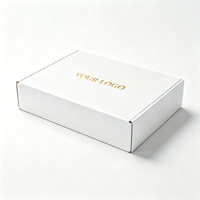 Boîte d'emballage en carton ondulé pour chaussettes et chaussures, personnalisable avec logo, écologique, vente en gros