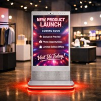 Écran publicitaire numérique Sinmar Bulk 55 pouces LED Totem LCD sur pied avec caméra, OEM ODM