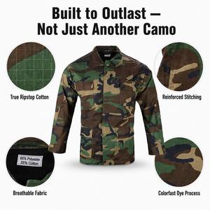 KMS BDU Listo para enviar Algodón Nylon Entrenamiento al aire libre Camo Combat Uniforme <span class=keywords><strong>De</strong></span> Tactique Camuflaje <span class=keywords><strong>Ropa</strong></span> táctica <span class=keywords><strong>Ropa</strong></span> Uniformes - Product Image 3