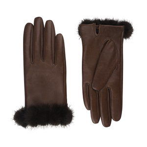Dames De <span class=keywords><strong>Luxe</strong></span> <span class=keywords><strong>Hiver</strong></span> Chaud Gants En Cuir Femmes Gants - Product Image 1