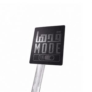 Etiquetas Adhesivas Redondas Personalizadas con Logotipo de Marca, Impresión UV con Puntos Negros, Diseño de Hoja de Etiquetas Resistentes al Agua, Autoadhesivas - Product Image 1
