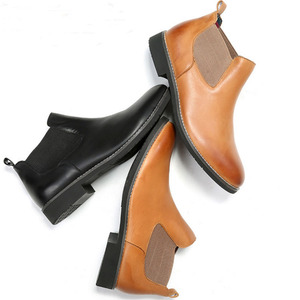 38-46 Mới Nhất Thiết Kế Phong Cách Châu Âu Thoải Mái Cao Mắt Cá Chân Người Đàn Ông Da Khởi Động - Product Image 3